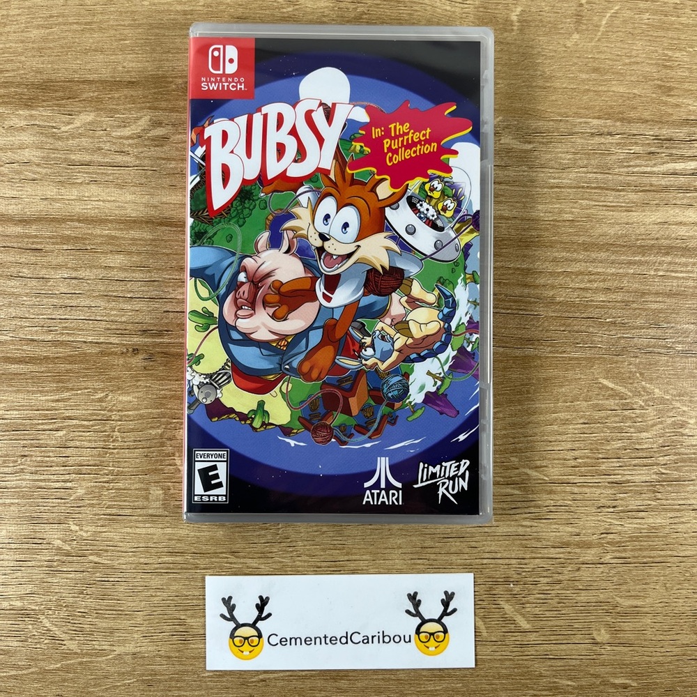 Bubsy In: The Purrfect Collection Nintendo Switch Game Limited Run NEW SEALED